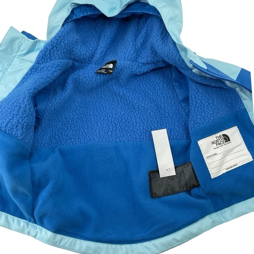 The North Face Rain Jacket Warm Storm 3-6M Blue NWOT